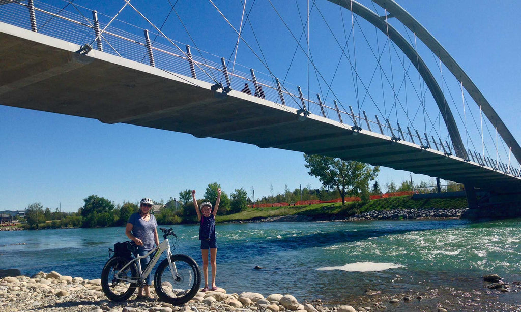 Une mère de Calgary achète un vélo électrique et vend une voiture familiale