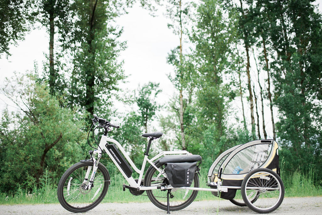Vélo à couple électrique pour remorque pour enfants